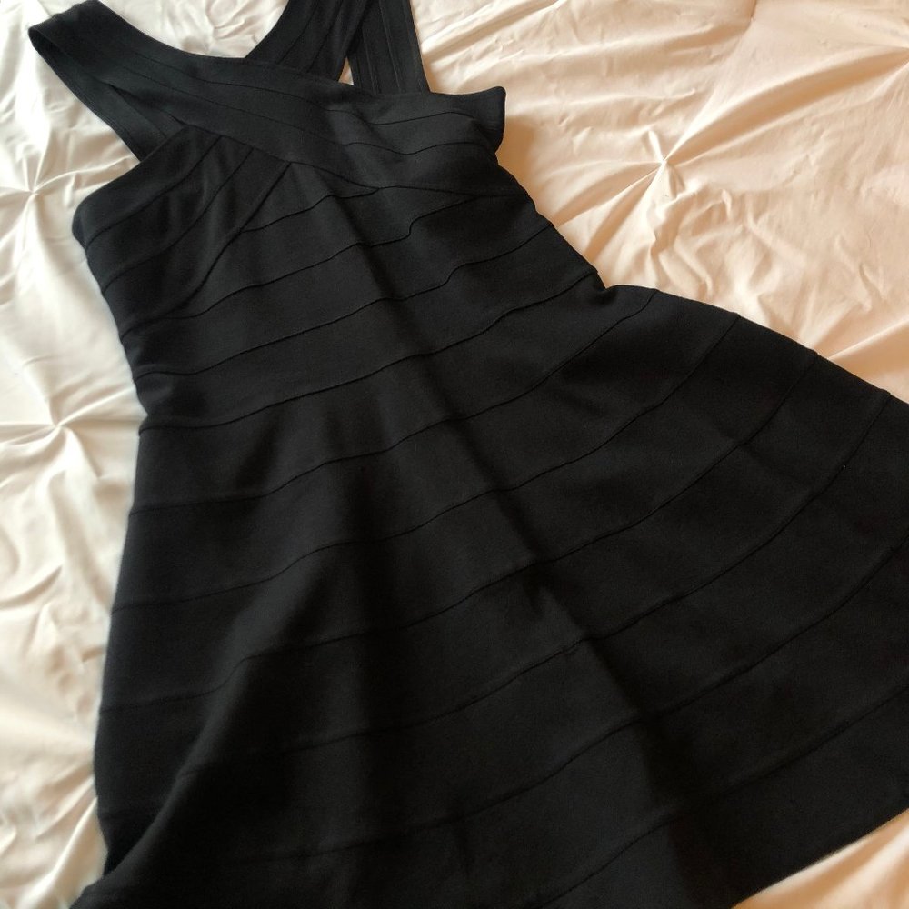 Nearly New: Elegant Express Black Cocktail Dress